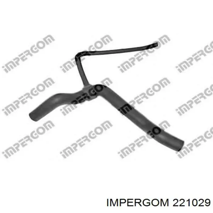 221029 Impergom шланг (патрубок радиатора охлаждения верхний)