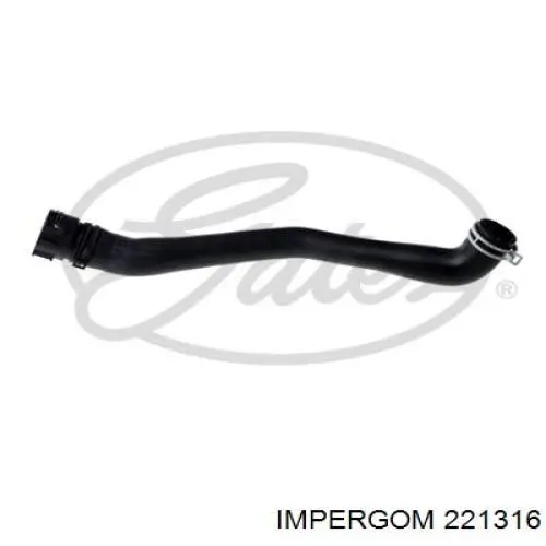 Шланг радиатора охлаждения Impergom 221316 цена, от 11.70 USD