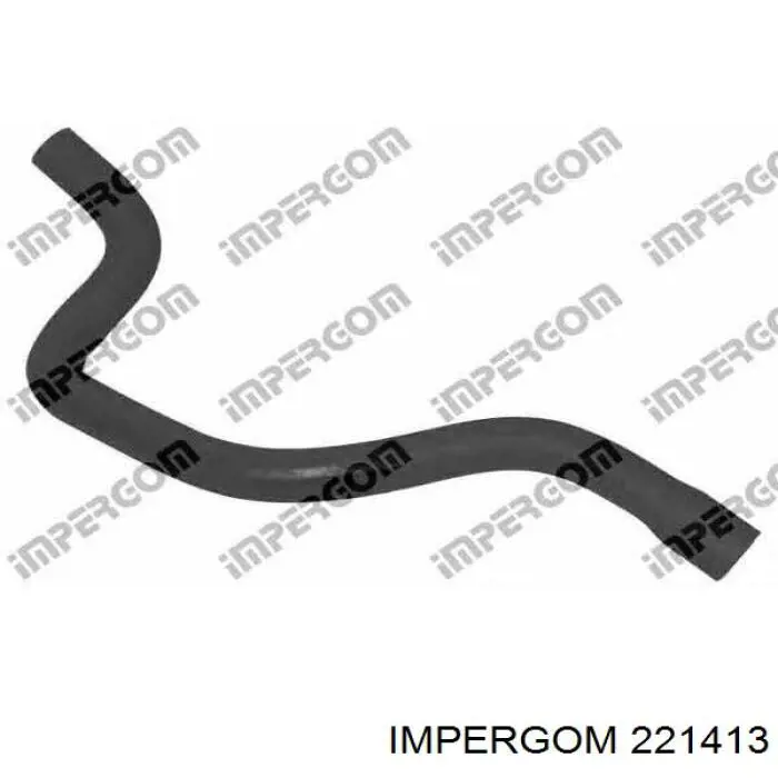 221413 Impergom Патрубок отопителя, обратка