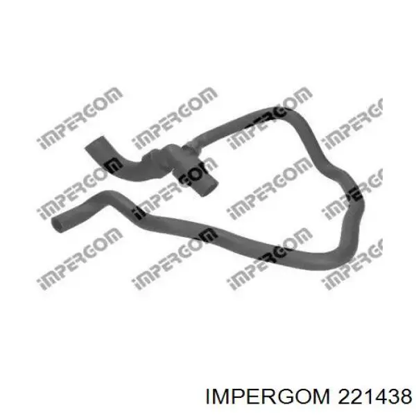 221438 Impergom mangueira (cano derivado inferior do radiador de esfriamento)