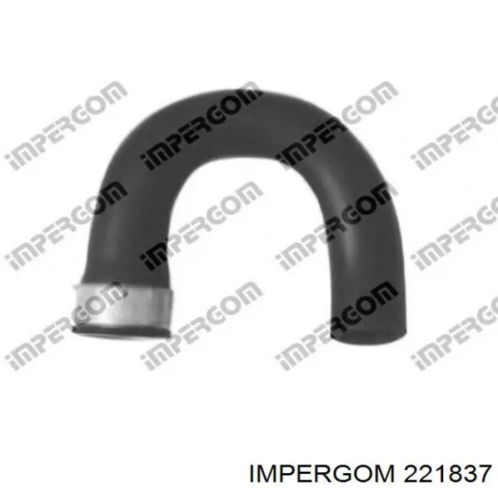 Tubo flexible de aire de sobrealimentación inferior derecho 221837 Impergom