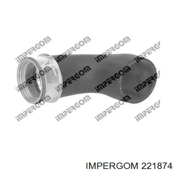 221874 Impergom шланг (патрубок интеркуллера верхний правый)