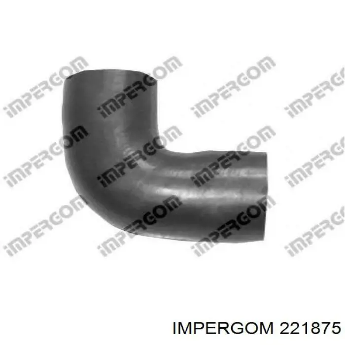 Tubo flexible de aire de sobrealimentación superior izquierdo 221875 Impergom