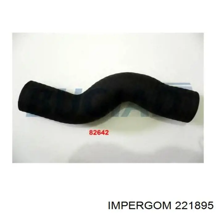 Tubo flexible de aire de sobrealimentación izquierdo 221895 Impergom
