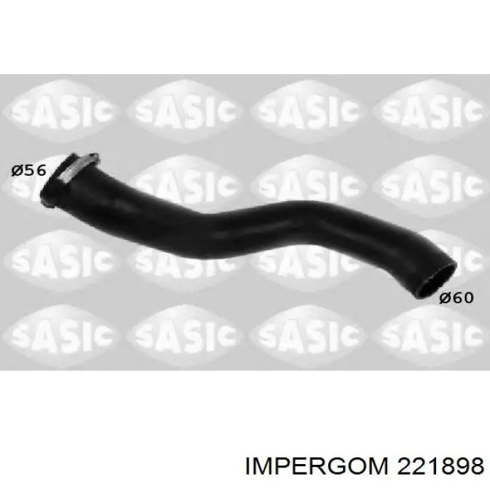 Шланг/патрубок интеркуллера Impergom 221898 цена, от 30.83 USD