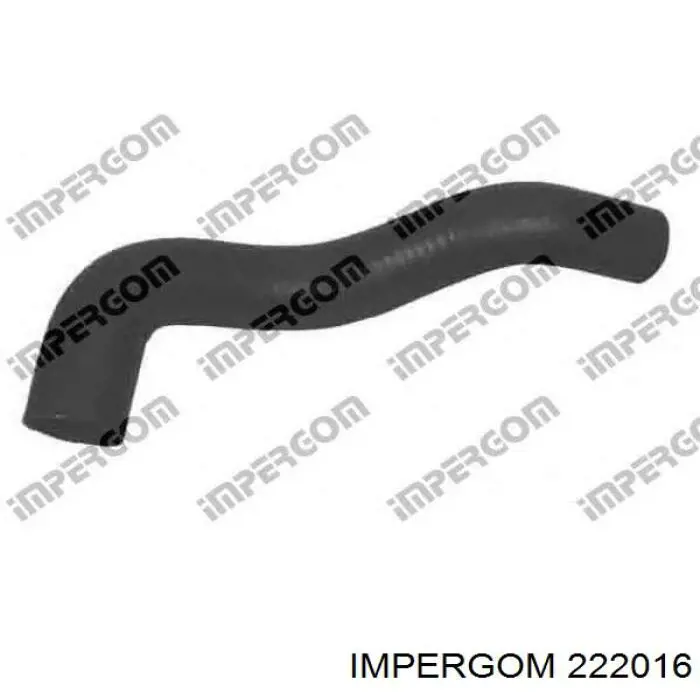 222016 Impergom Патрубок радиатора охлаждения нижний