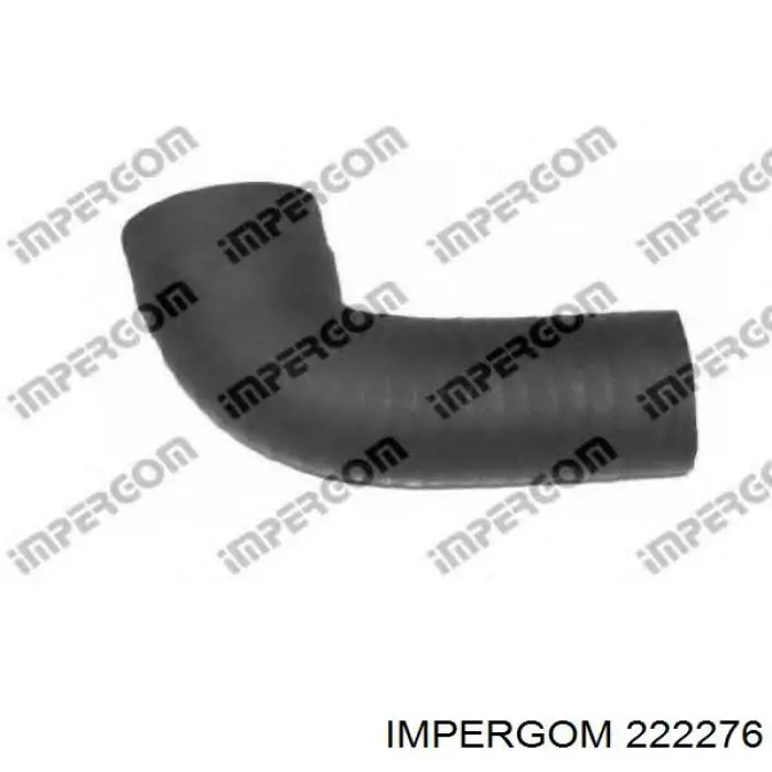 Tubo flexible de aire de sobrealimentación izquierdo 222276 Impergom