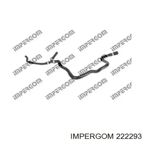 Патрубок системи охолодження 222293 Impergom