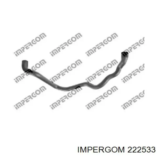 222533 Impergom Патрубок радиатора охлаждения нижний