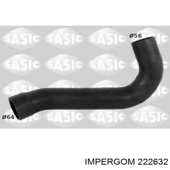 Патрубок воздушный, дроссельной заслонки Impergom 222632 цена, от 19.82 USD