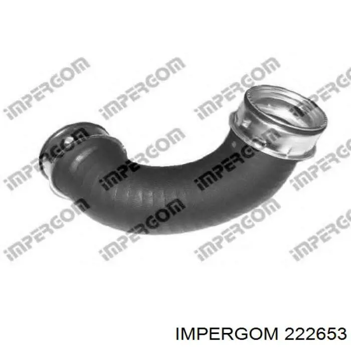 Tubo flexible de aire de sobrealimentación superior izquierdo 222653 Impergom