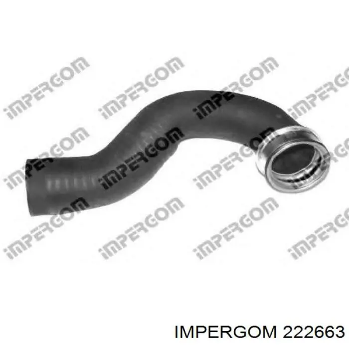 Tubo flexible de aire de sobrealimentación inferior 222663 Impergom