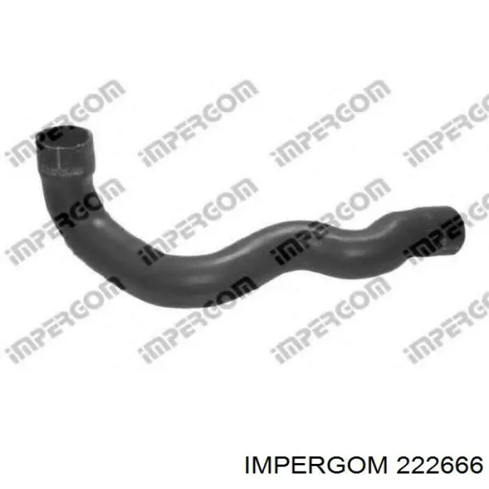 Патрубок интеркулера 222666 Impergom