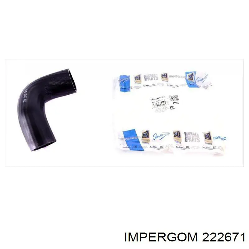 Патрубок интеркулера 222671 Impergom