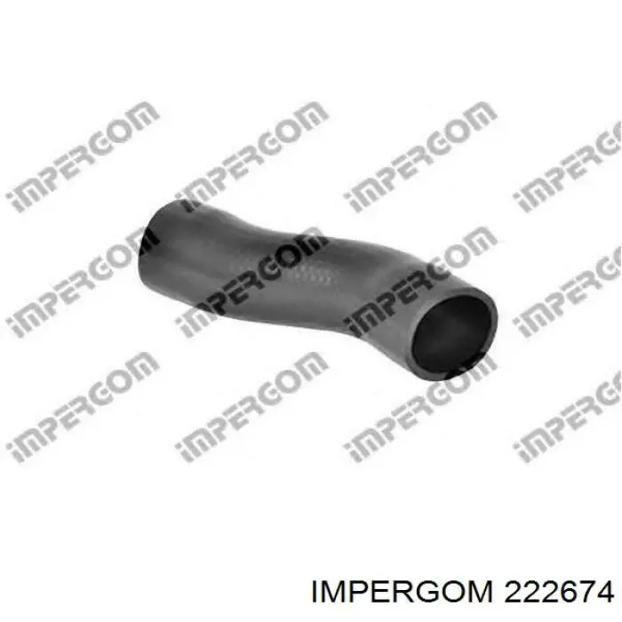 Tubo flexible de aire de sobrealimentación izquierdo 222674 Impergom