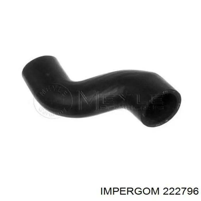 Патрубок радиатора печки 222796 Impergom