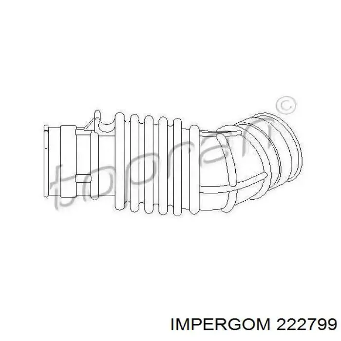 Купить 0836770 Opel Выпускной патрубок воздушного фильтра
