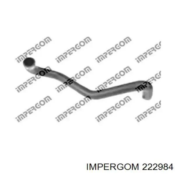 222984 Impergom Патрубок радиатора охлаждения нижний