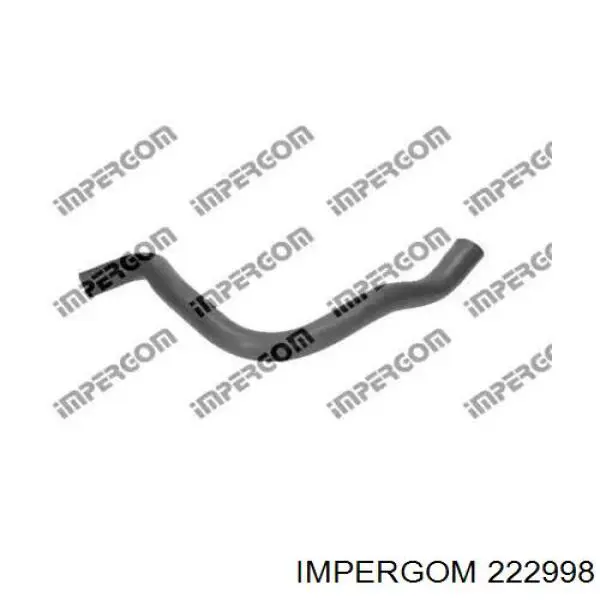 Патрубок радиатора 222998 Impergom