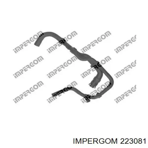 Патрубок радиатора 223081 Impergom