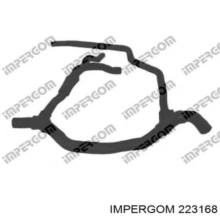 Патрубок радиатора 223168 Impergom