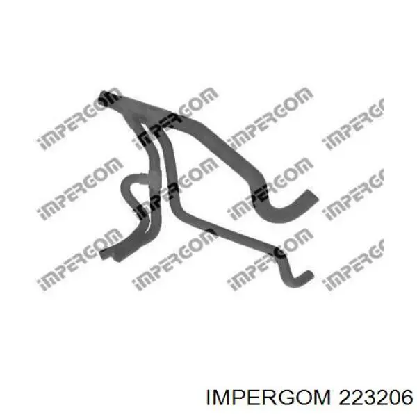Нижний шлаг радиатора охлаждения 223206 Impergom
