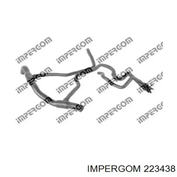 Нижний шлаг радиатора охлаждения 223438 Impergom