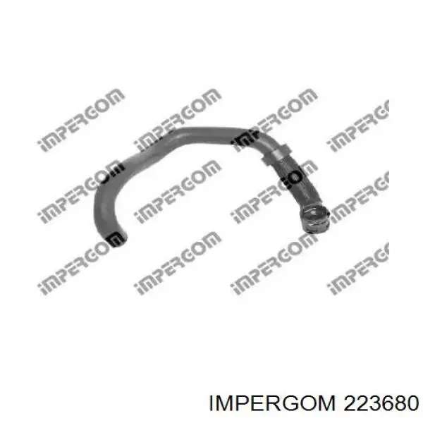 223680 Impergom Патрубок радиатора охлаждения нижний