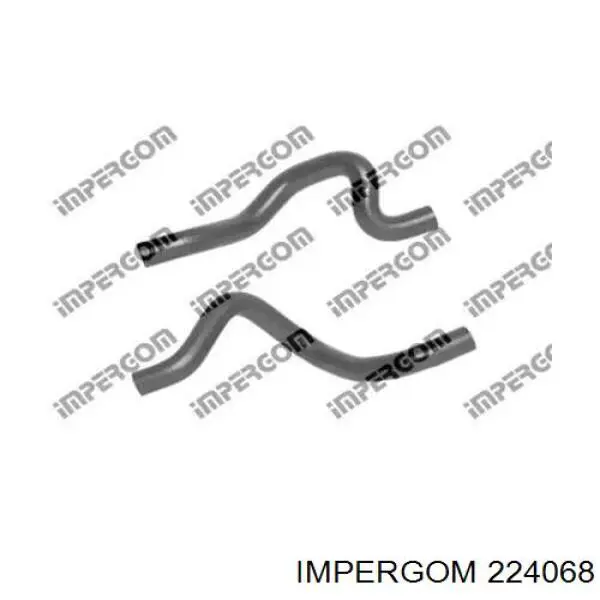 Шланг отопителя обратка 224068 Impergom