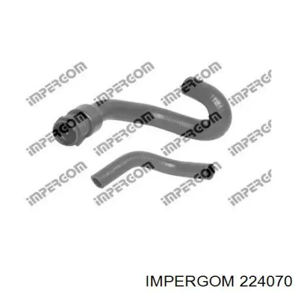 Патрубок системи охолодження 224070 Impergom