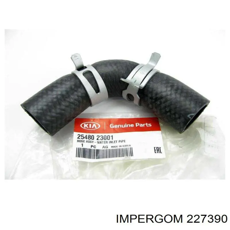 Патрубок системы охлаждения Impergom 227390