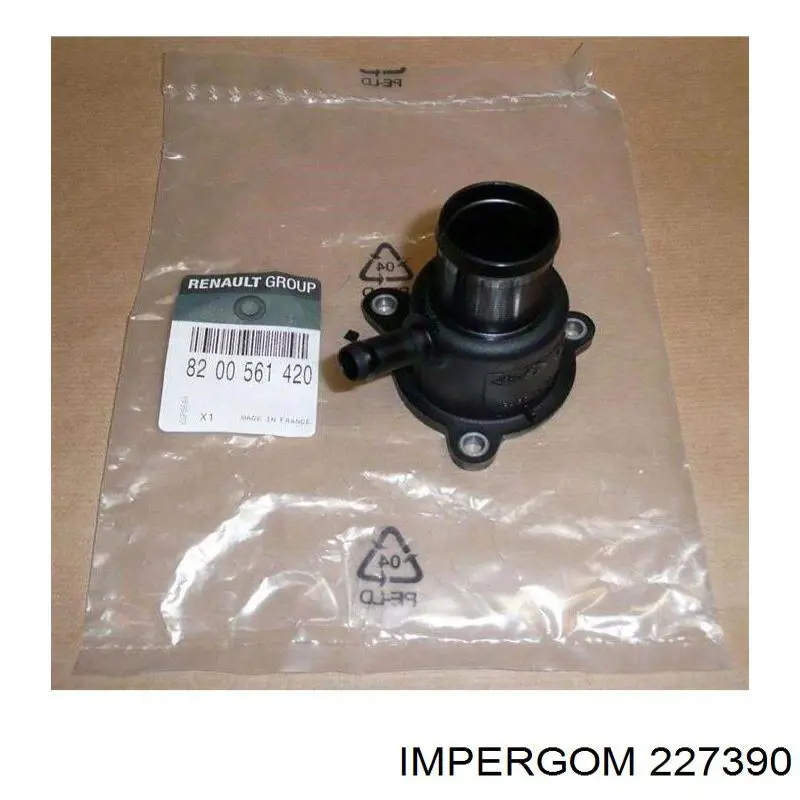 227390 Impergom Шланг системы охлаждения