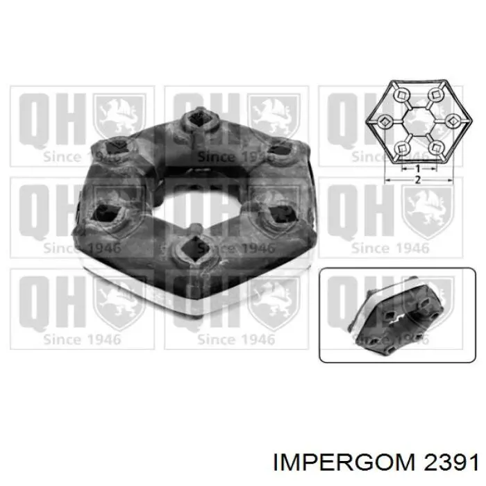 Карданный шарнир Impergom 2391 цена, от 19.05 USD