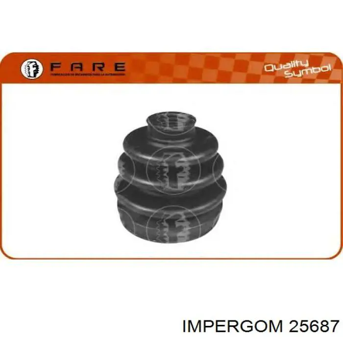Подвесной подшипник карданного вала IMP25687 Impergom