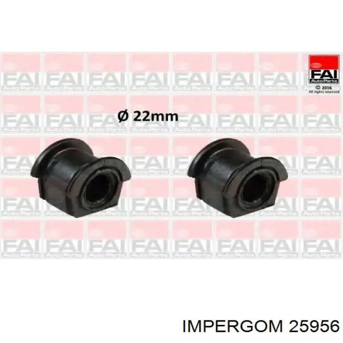 Втулка переднего стабилизатора Impergom 25956 цена, от 3.42 USD