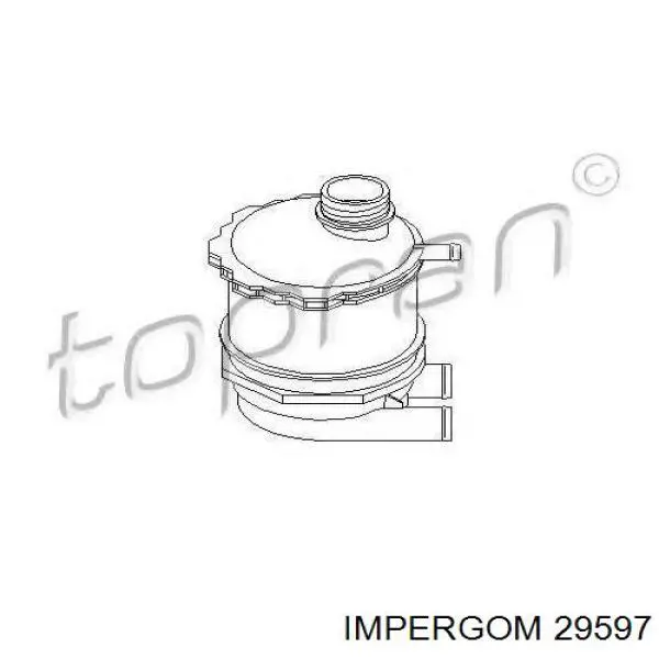 Купить 29597 Impergom Водяной бачок системы охлаждения