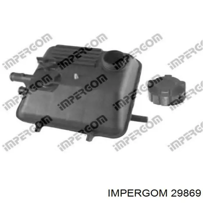 Бачок системы охлаждения 3017ZB3 Polcar
