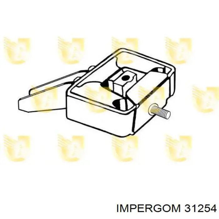 Задняя опора двигателя 31254 Impergom