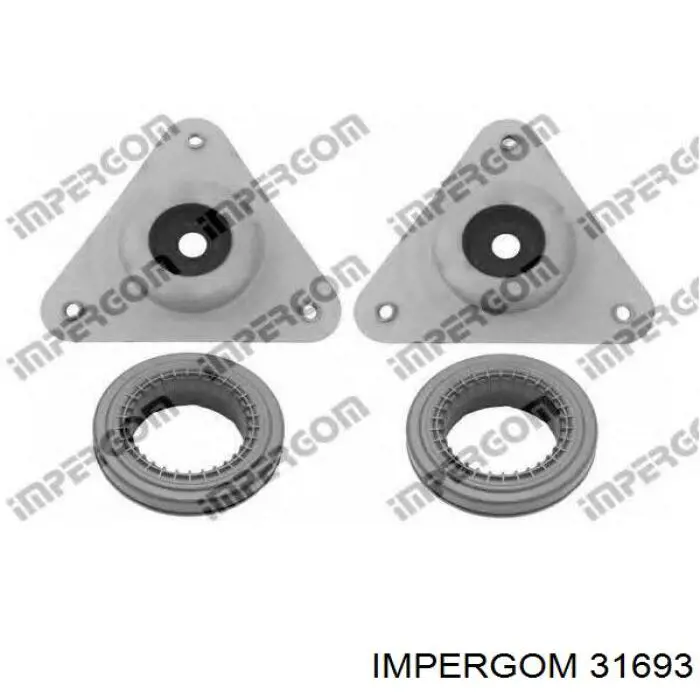 Опора стойки амортизатора переднего Impergom 31693 цена, от 30.11 USD