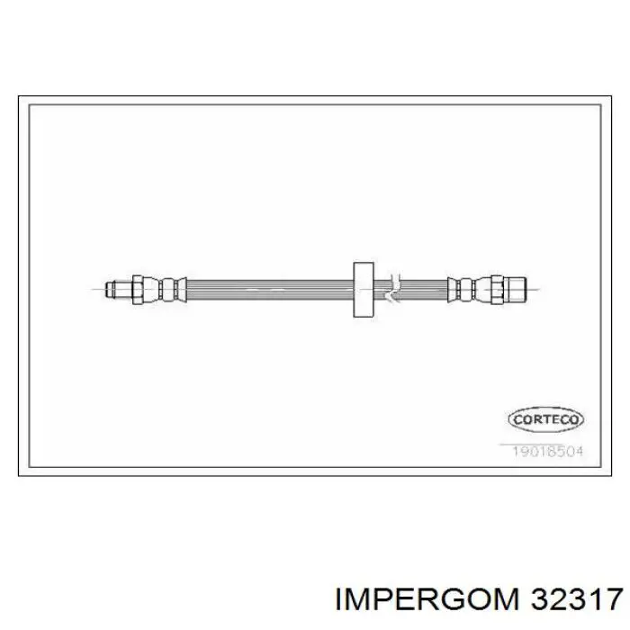 Купить 32317 Impergom Опора амортизатора заднего