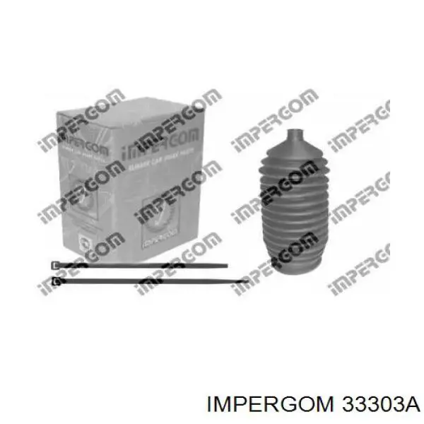 Пыльник рулевого механизма (рейки) левый 33303A Impergom