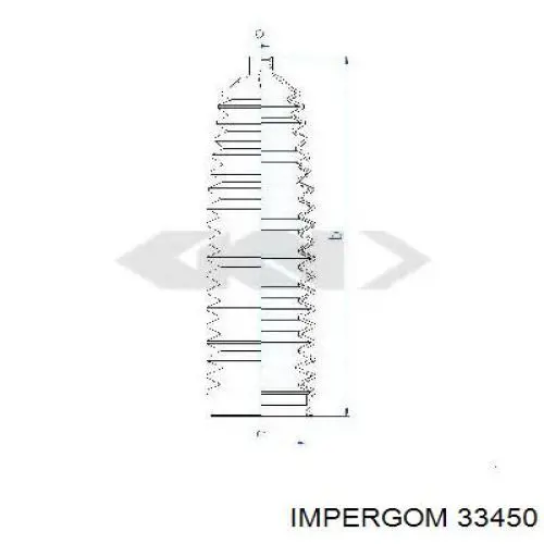 Пыльник тяги Impergom 33450 цена, от 6.69 USD