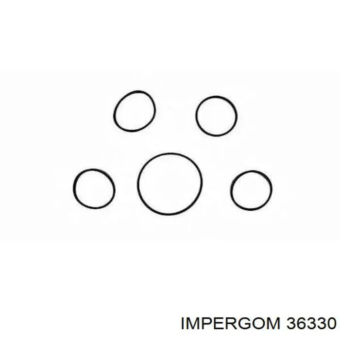 Сайлентблок подрамника задний Impergom 36330