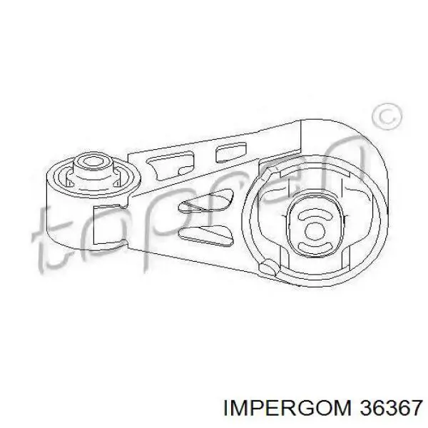 Подушка (опора) двигателя, правая верхняя Impergom 36367 цена, от 25.42 USD