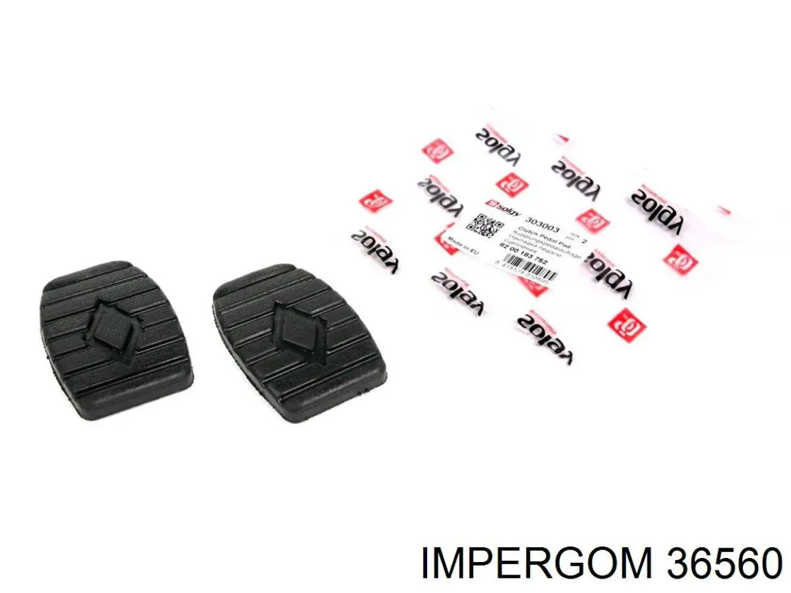Накладка педали сцепления Impergom 36560 цена, от 1.22 USD