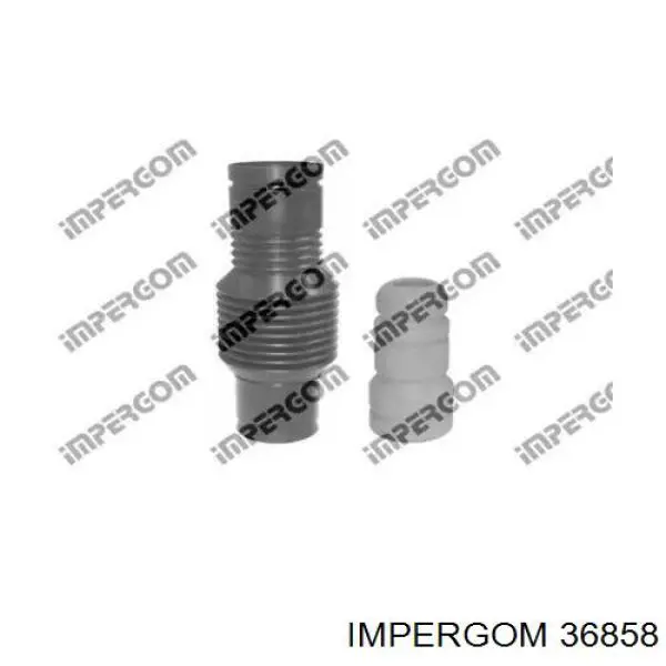 36858 Impergom pára-choque (grade de proteção de amortecedor dianteiro + bota de proteção)