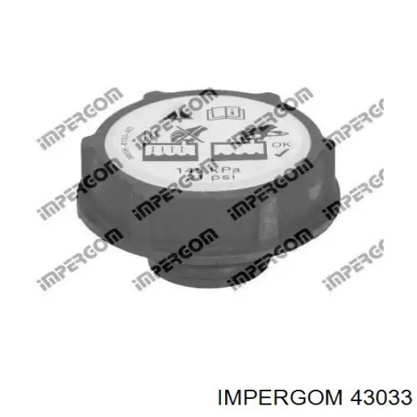 43033 Impergom tampa (tampão do tanque de expansão)