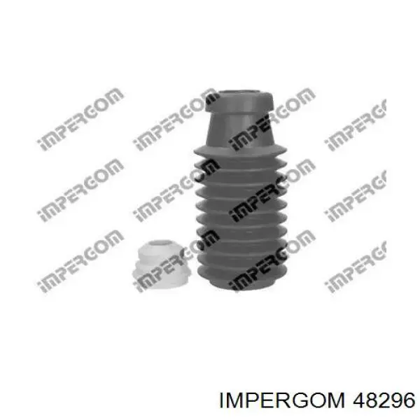 48296 Impergom pára-choque (grade de proteção de amortecedor traseiro + bota de proteção)