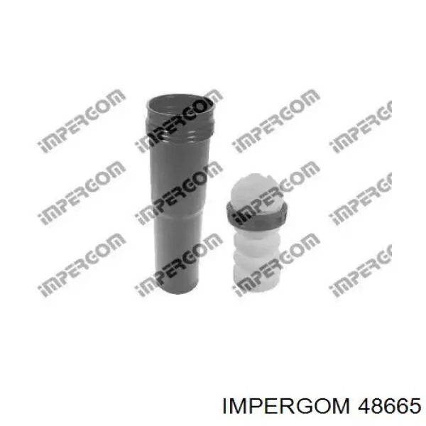 42374 Metalcaucho pára-choque (grade de proteção de amortecedor traseiro + bota de proteção)
