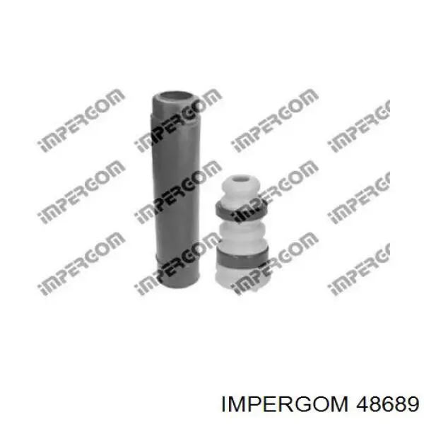 48689 Impergom pára-choque (grade de proteção de amortecedor traseiro + bota de proteção)
